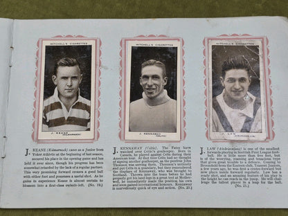 Scottish Footballers Mitchell Cigarette 1934-5 Collectible Cards Album9