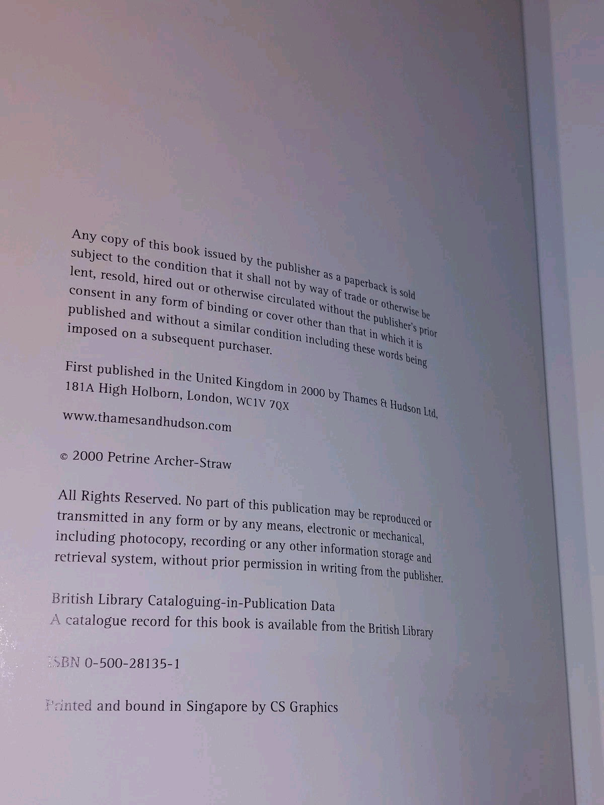 Negrophilia by Archer-Shaw [Thames & Hudson] 2000 Pb Book3