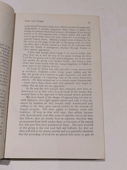 From The Turret : An Occult Novel By Peter Richelieu Rare 1st Edition Hb & DJ7