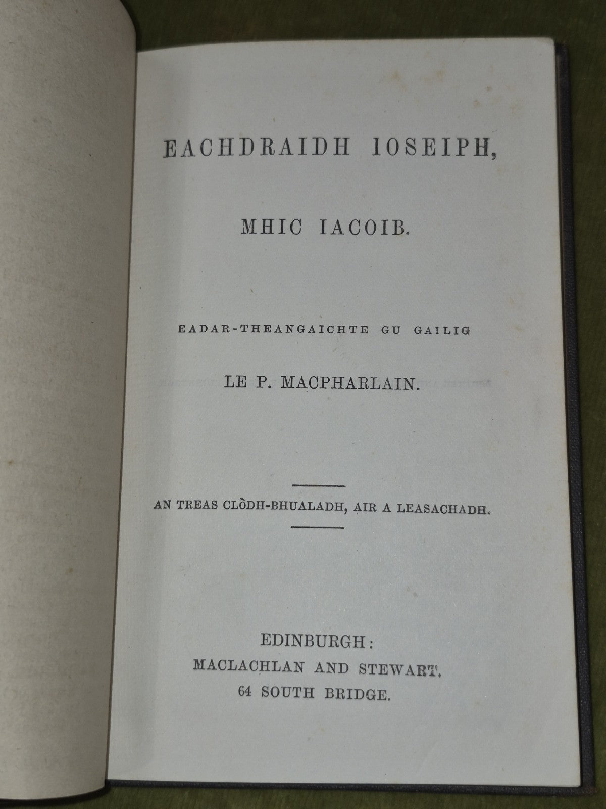 Eachdraidh Ioseiph Mhic Iacoib Maclachlan and Stewart Macpharlain3