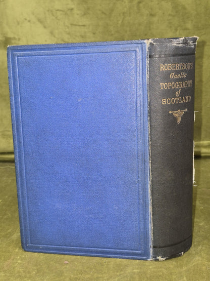 Gaelic Topography of Scotland James Robertson 1869 Sir Stirling Maxwell Letter1