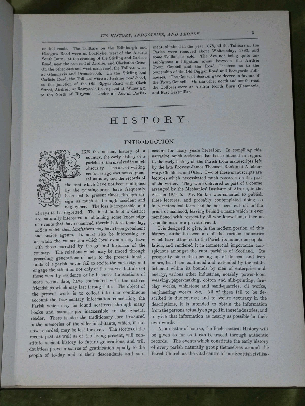 New Monkland Parish, Its History, Industries & People Book (1890) By Macarthur 7