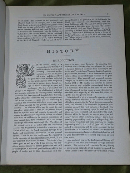 New Monkland Parish, Its History, Industries & People Book (1890) By Macarthur 7
