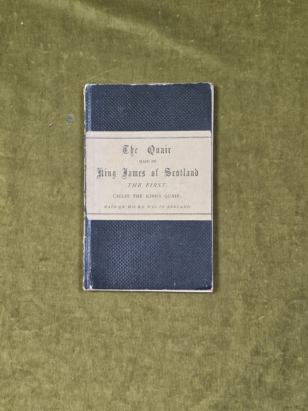 The King's Quair : a poem - King James I , John Thomson 18770
