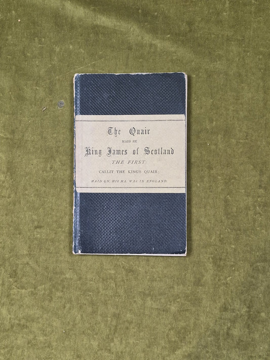 The King's Quair : a poem - King James I , John Thomson 18770