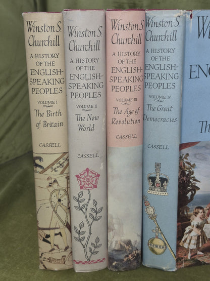 A History of the English Speaking Peoples Winston S Churchill 1st Editions1
