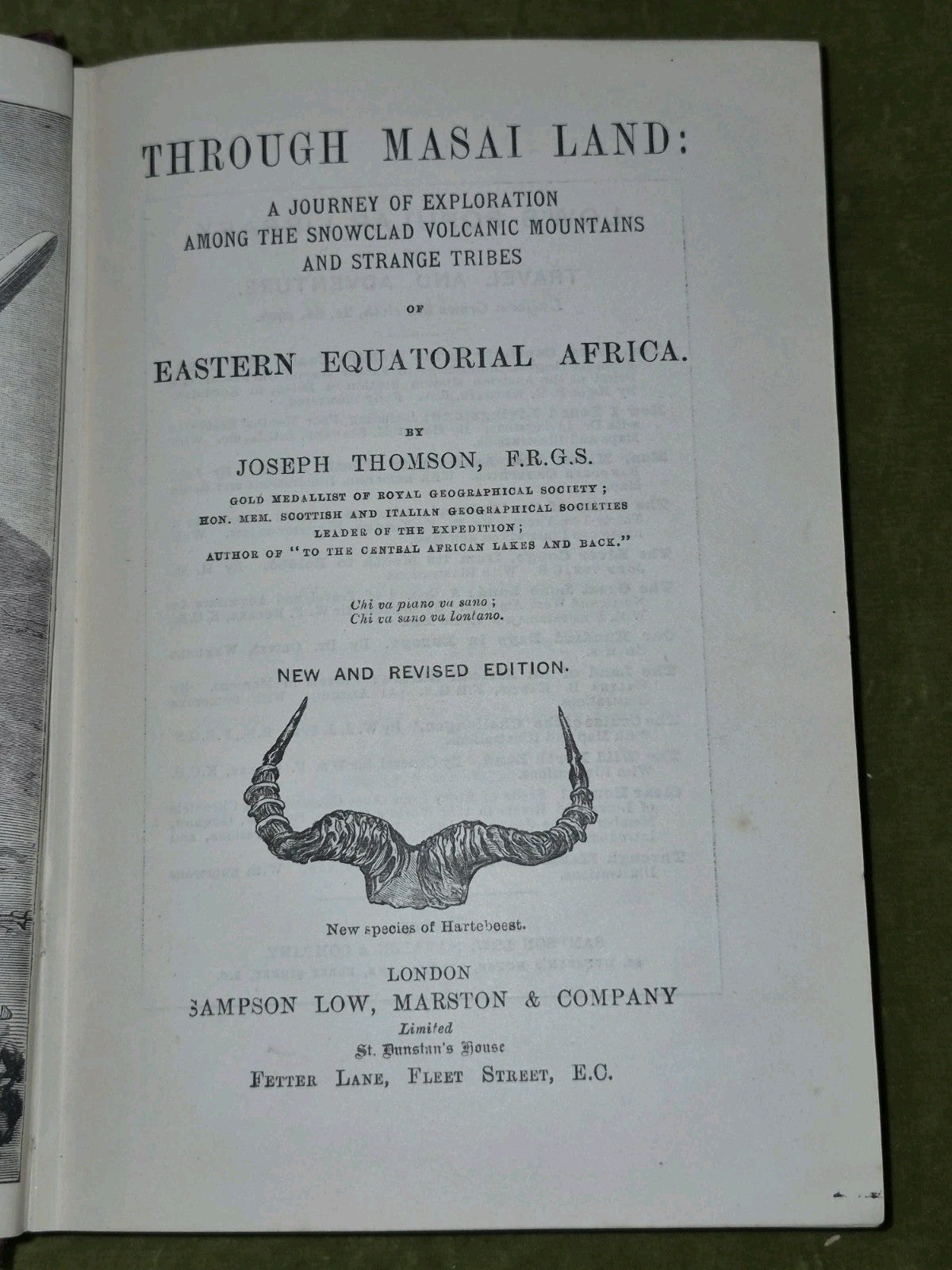 Through Masai Land New and Revised Joseph Thomson Sampson Low Marston5