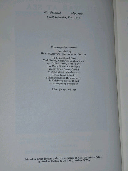 History of The Second World War - Vol I & 2 - The War At Sea by S. Roskill HMSO8