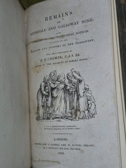Remains of Nithsdale and Galloway Song Cromek Peasantry 1810 T Cadell4