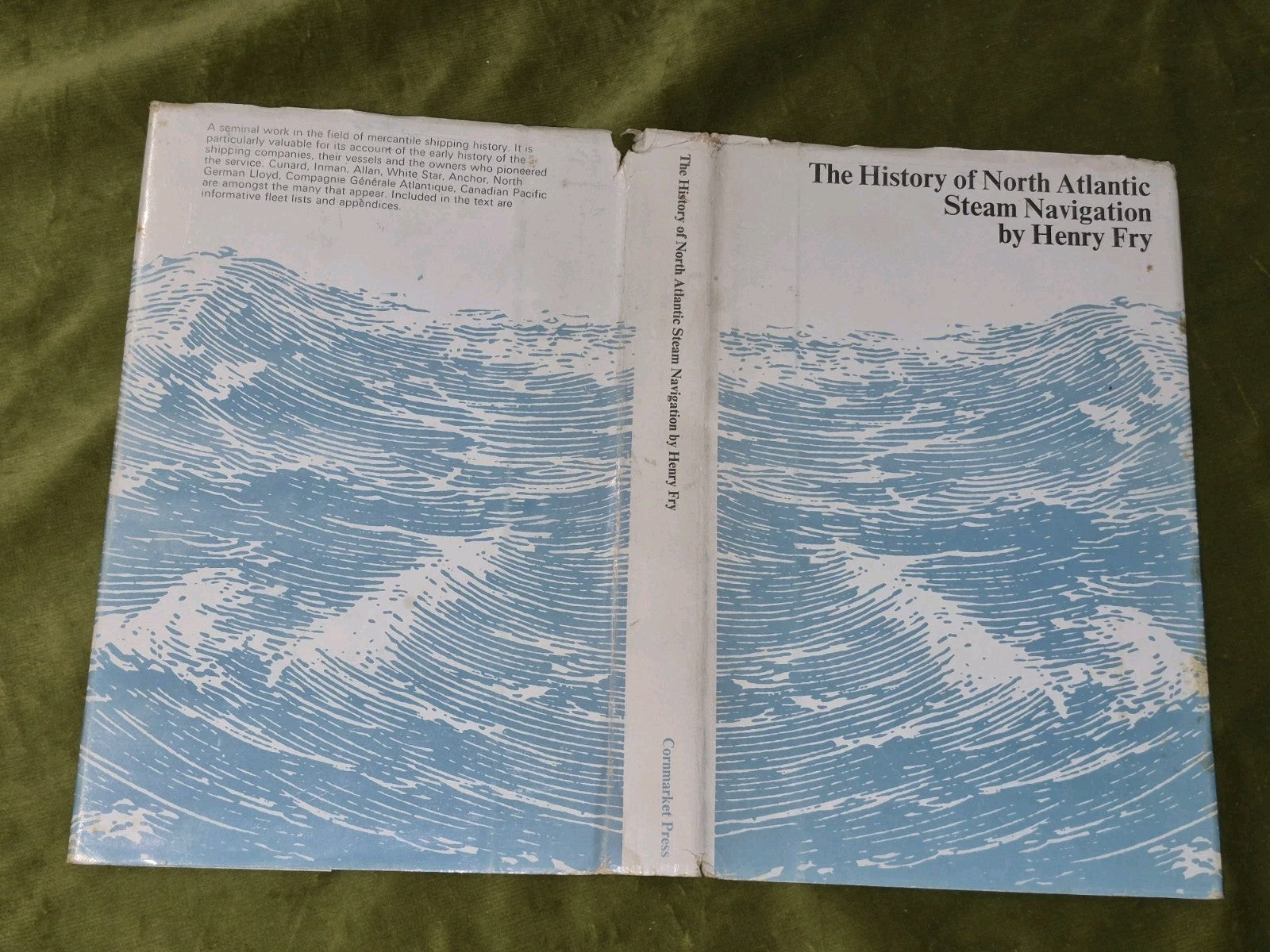 1896 History of North Atlantic Steam Navigation by Henry Fry (1969 Hardcover)3
