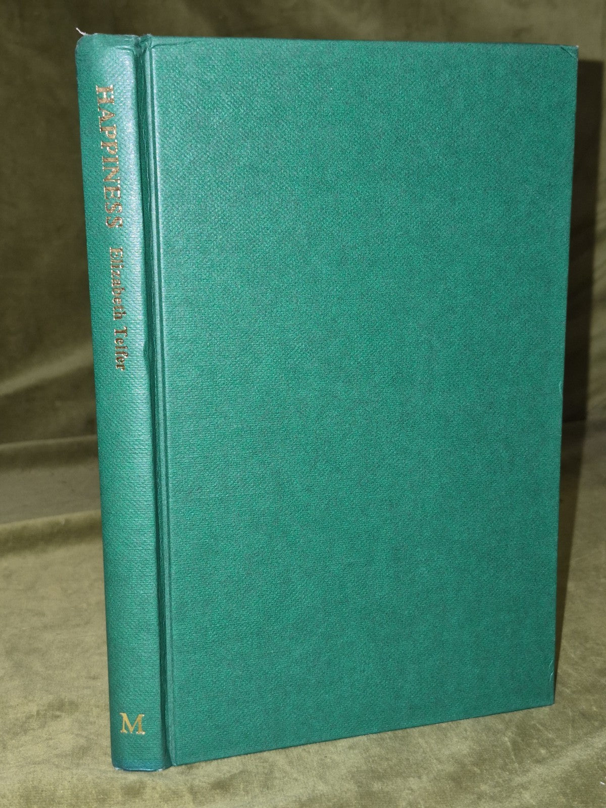 Happiness Elizabeth Telfer 1980 Hardcover SIGNED Letter2