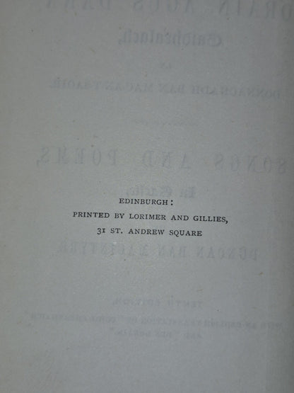 Duncan Ban Macintyre Orain Agus Dana Gaelic 18874