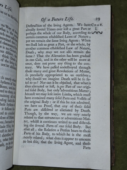 The Analogy of Religion Natural and Revealed Joseph Butler Second Edition 17366