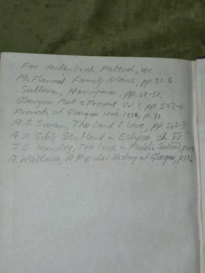 The Irish In Scotland: 1798 - 1845 by J. E. Handley (1945)4