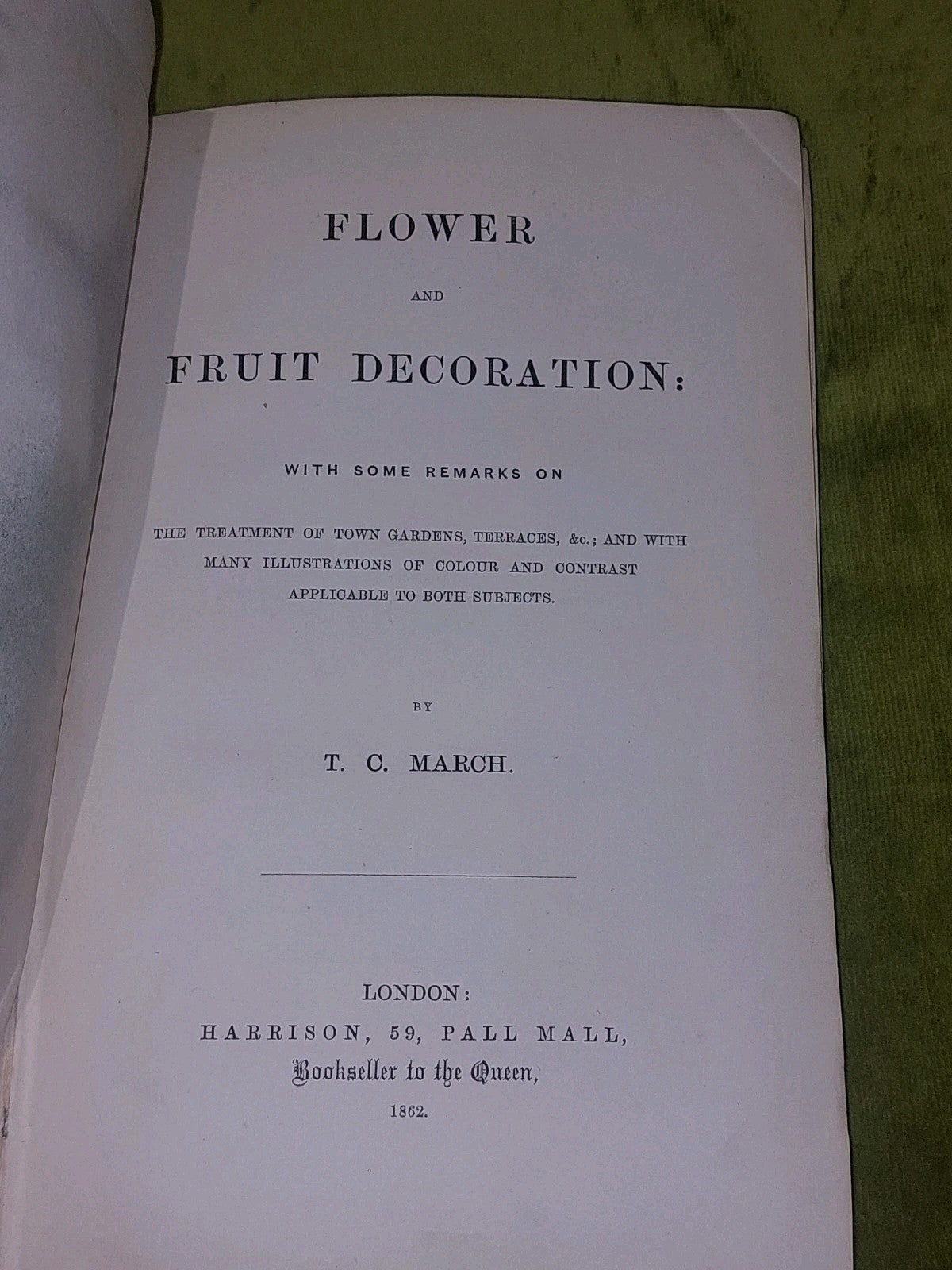 Flower And Fruit Decoration By T C March (1862) [Harrison] Book5