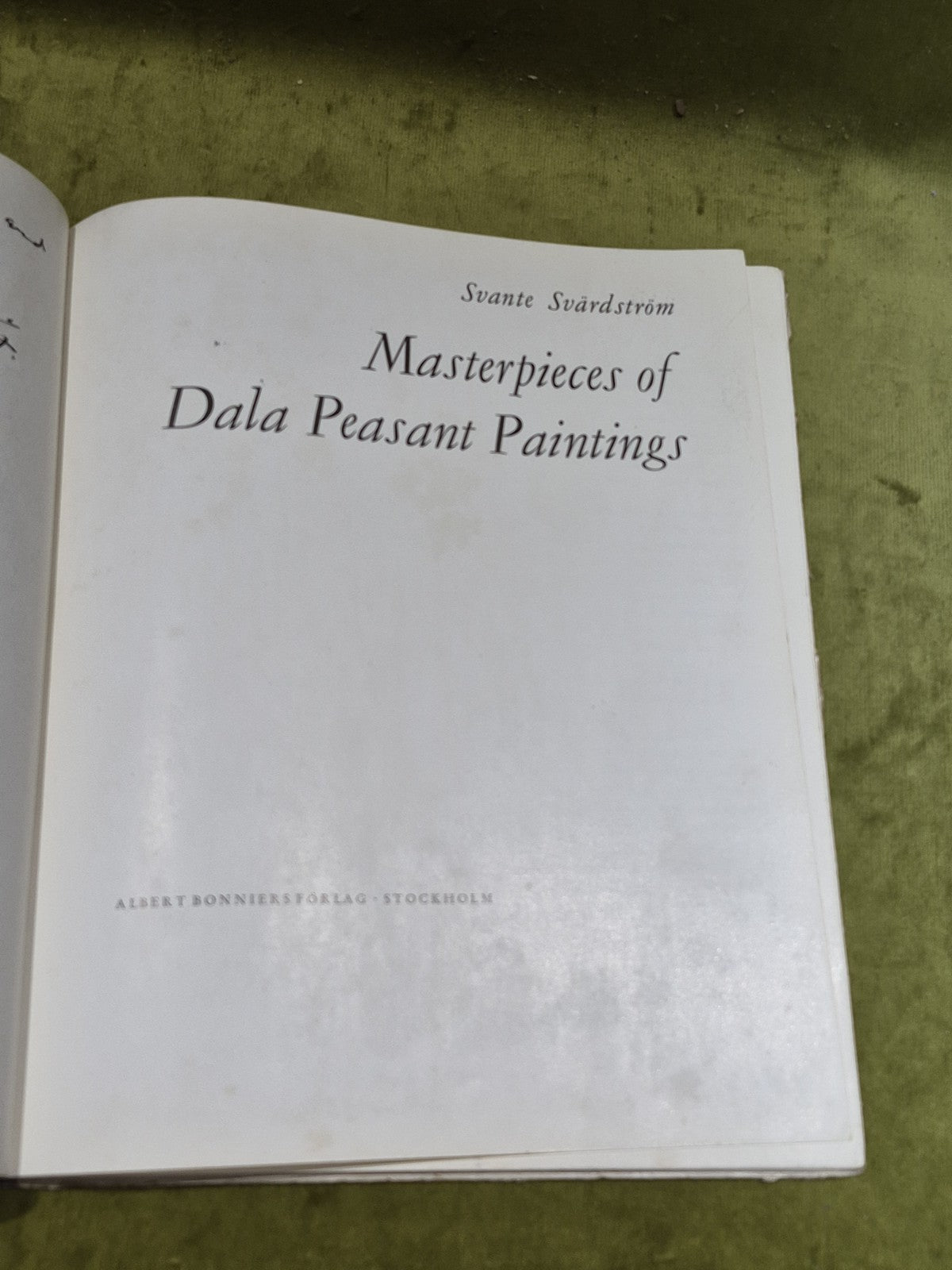 Masterpieces of Dala Peasant Paintings by Svante Svärdström (1957) Hb Book5