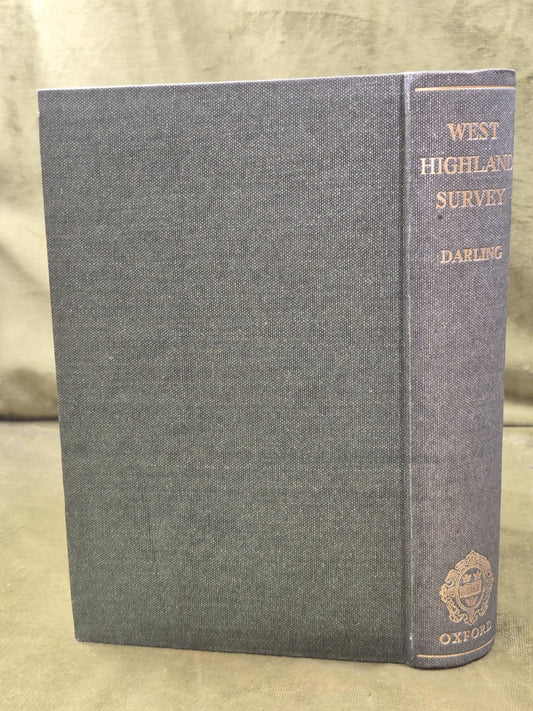 West Highland Survey First Edition Fraser Darling 1955 Oxford University Press1