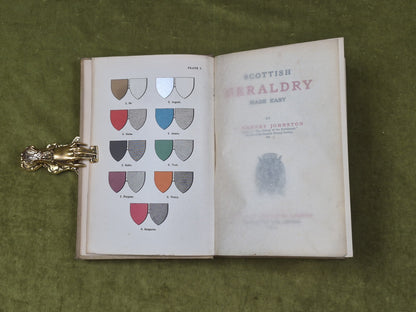 Scottish Heraldry Made Easy - G. Harvey Johnston W & A K Johnston 1904 1st HB5