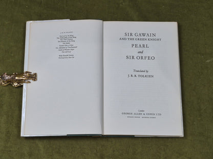 Sir Gawain and the Green Knight - J R R Tolkein , Allen & Unwin 1975 1st HB DJ3