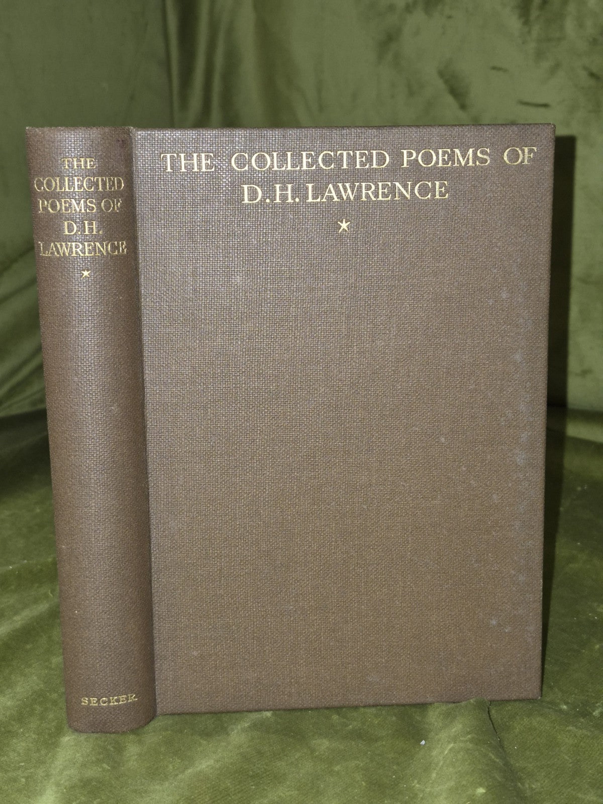 The Collected Poems of D. H. Lawrence (1928 First Edition) Complete Two Volumes1