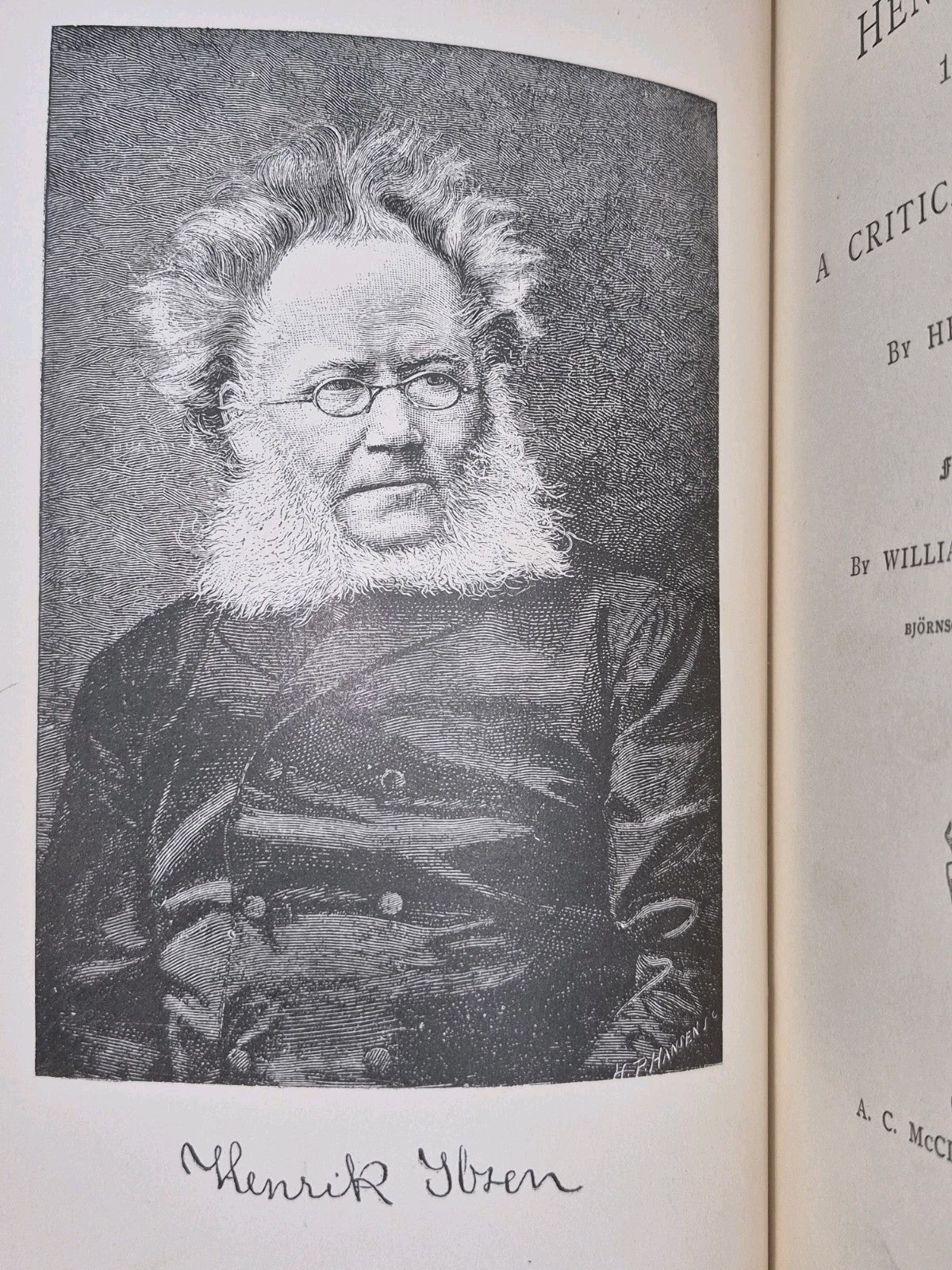 Henrik Ibsen Critical Biography Henrik Jaeger 1890 McClurg illiam Mortonm Payne5