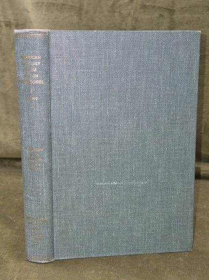 G. Malcolm Laws. AMERICAN BALLADRY FROM BRITISH BROADSIDES. 19570