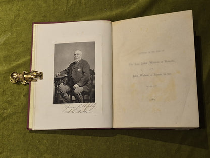 John Watson Souvenir of a tour Egypt Palestine Syria America Canada 1872 Signed12