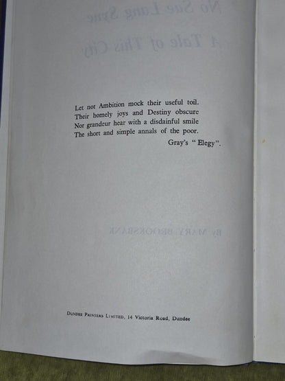 Mary Brooksbank Dundee No Sae Lang Syne A Tale of this City Communism Socialism 3