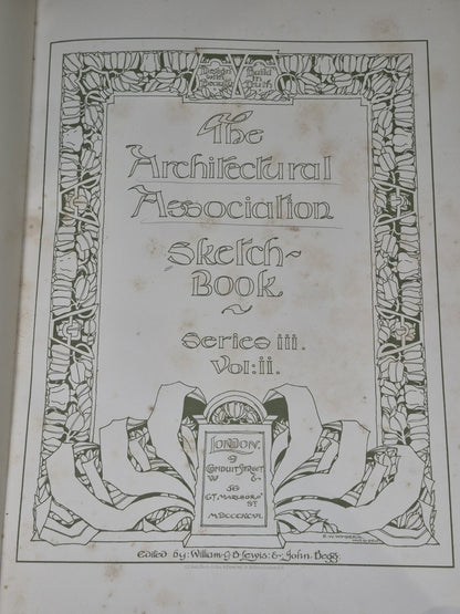 The Architectural Association Sketch-Book Series 3 Vol 2 William Lewis John Begg6