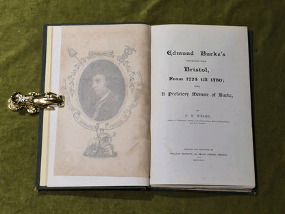 Edmund Burke's Connection with Bristol, From 1774 till 1780 - G.E. Weare 18946