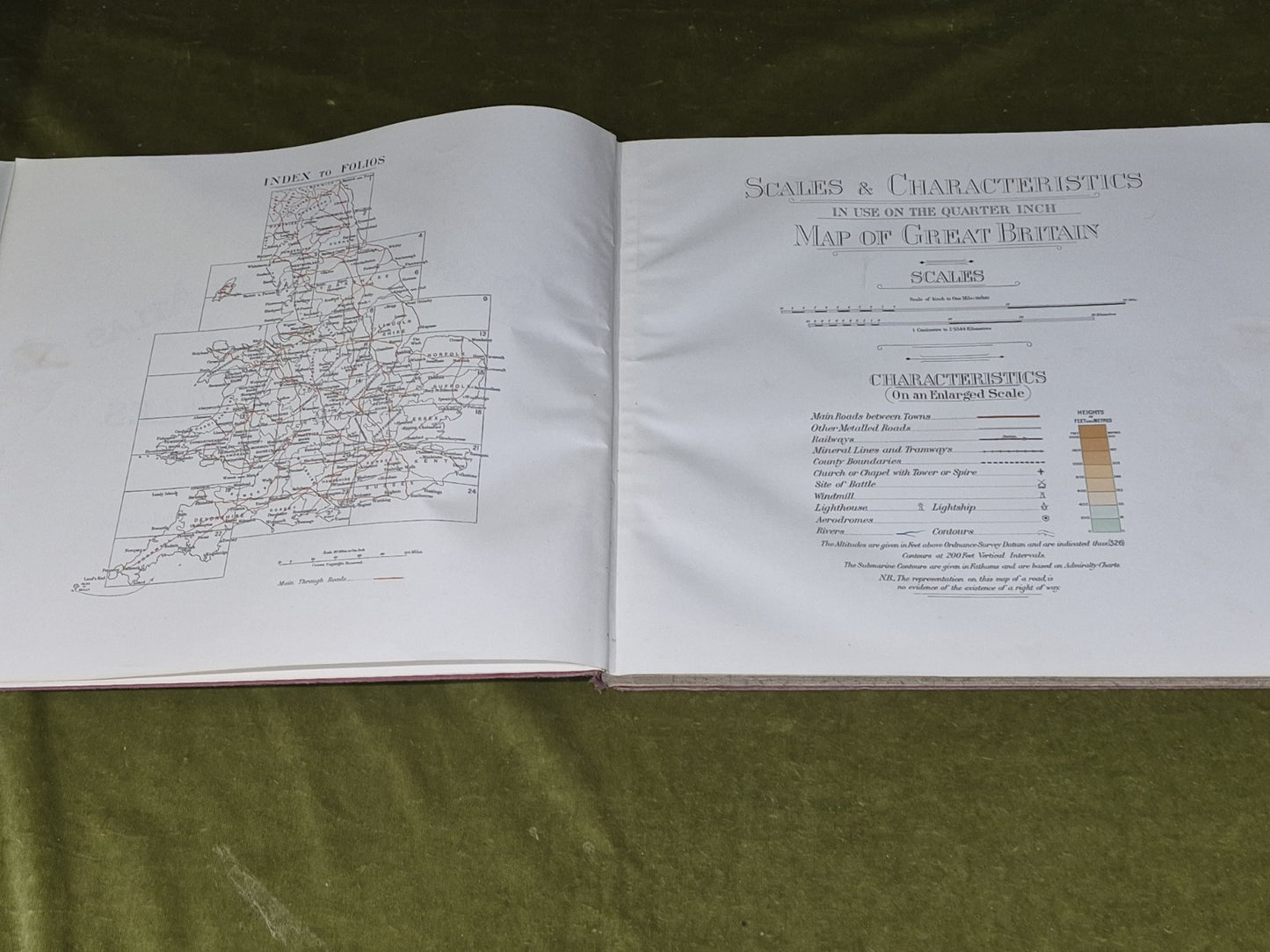 1922 Ordnance Survey Atlas Of England & Wales5
