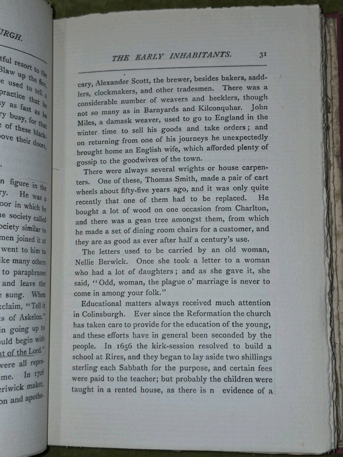 Annals of Colinsburgh Robert Dick Andrew Elliot 1896 Edinburgh5