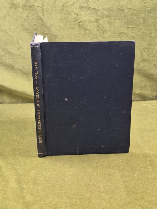 The British Journal of Astrology Vol XXII 1928-1929 - E. H. Bailey HB0