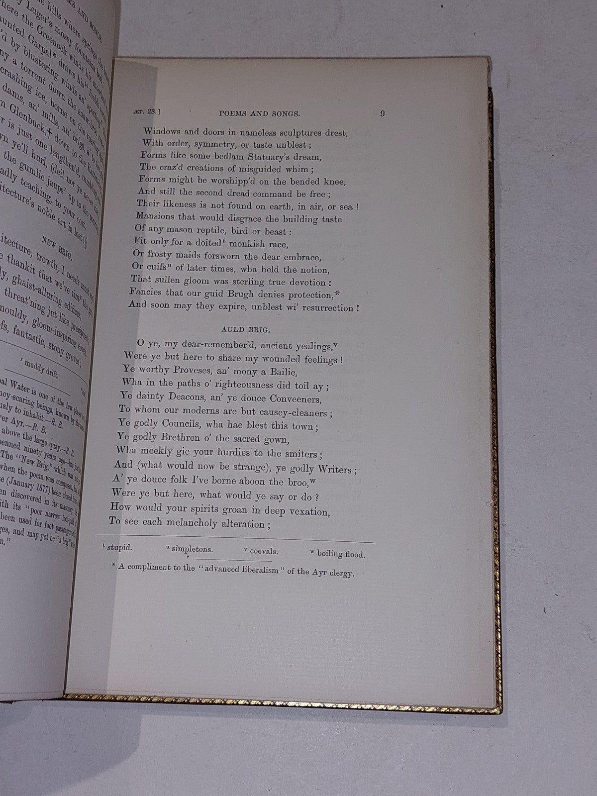 The Works of Robert Burns [6 vol set] W Paterson (1870s) Leather Fine Binding 5