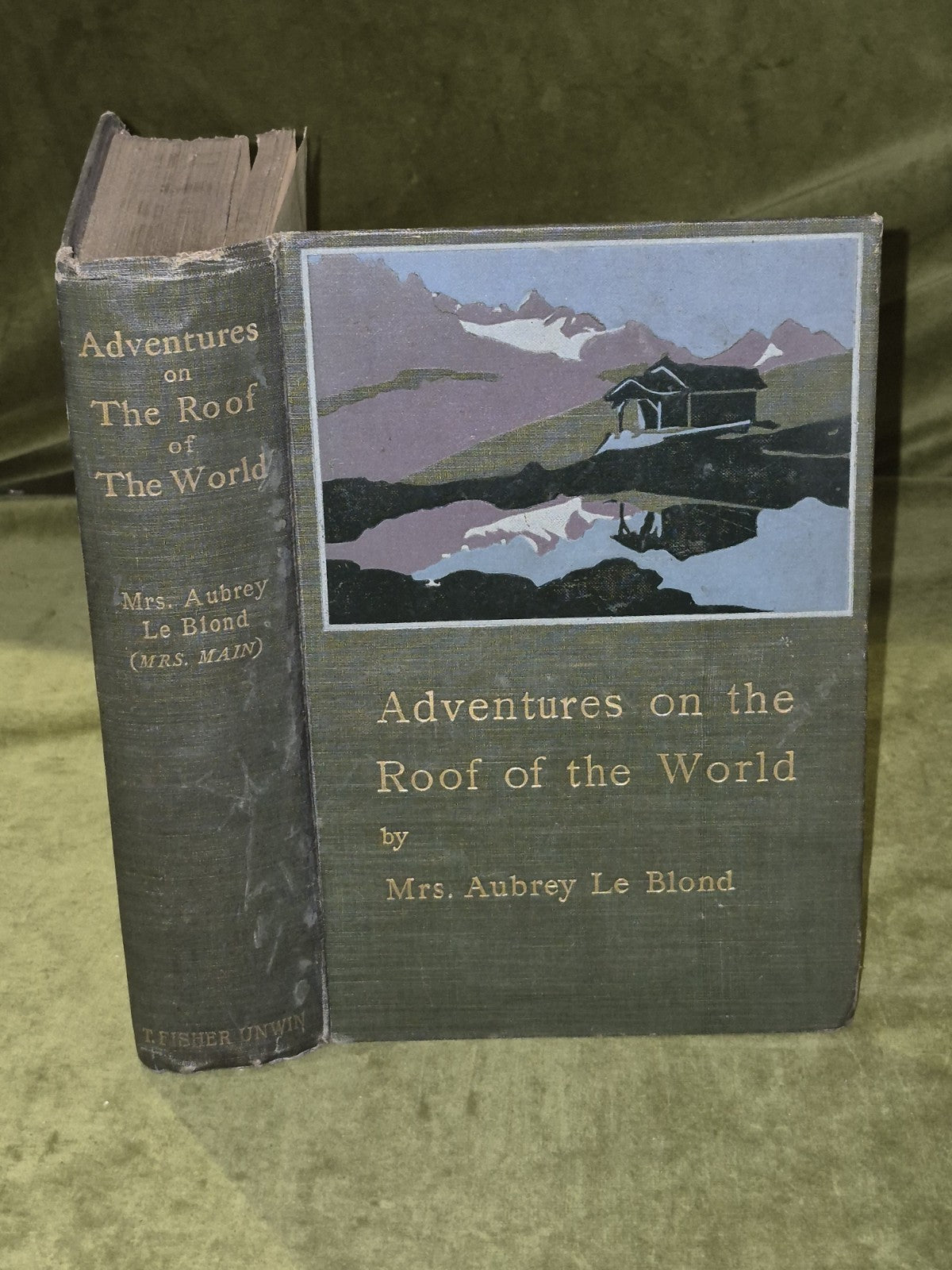 Adventures on the Roof of the World - Aubrey Le Blond , T Fisher Unwin 1904 1st0