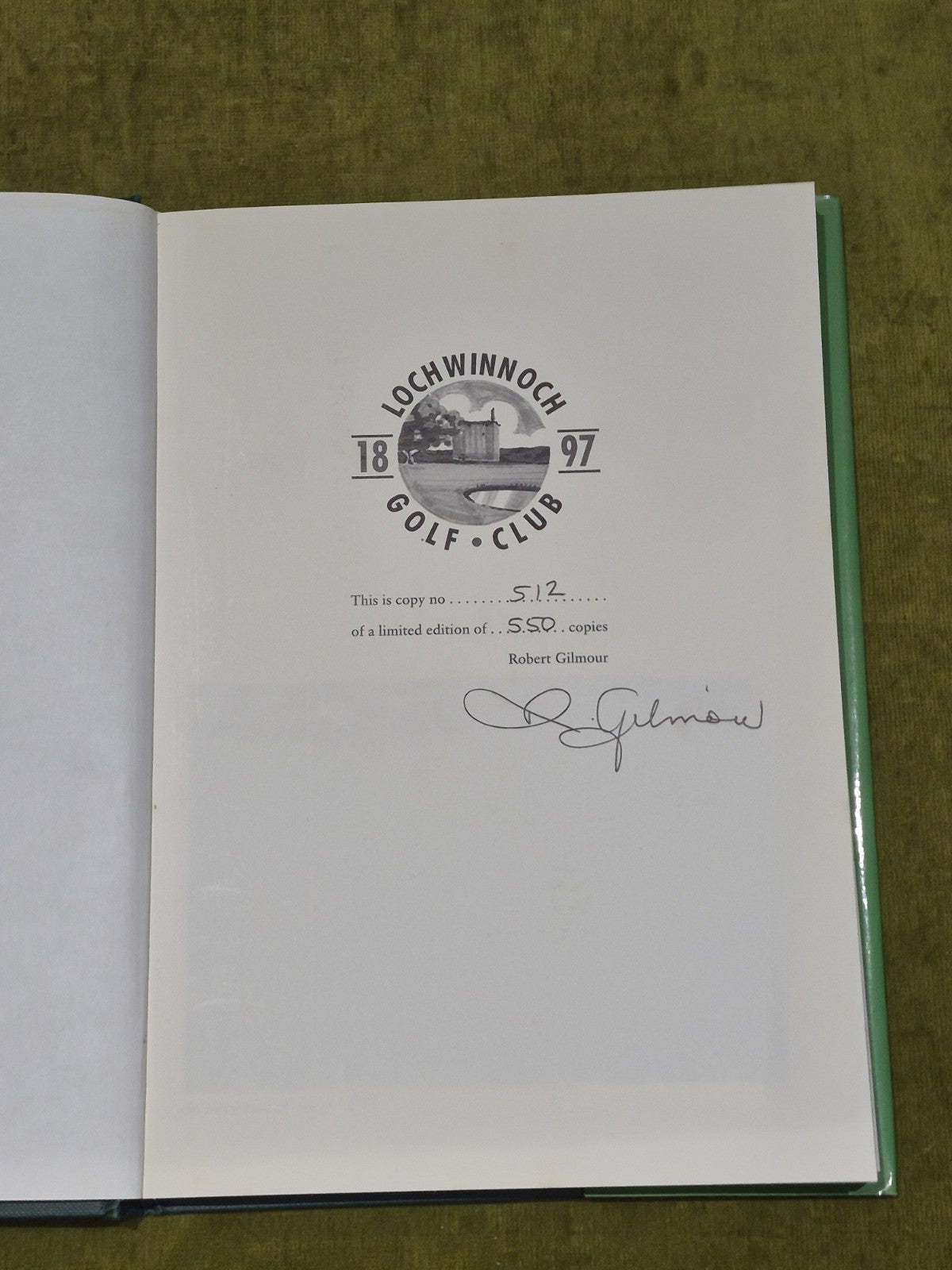 Golfing Friends: the story of Lochwinnoch Golf Club 1897-1997 Robert Gilmour3