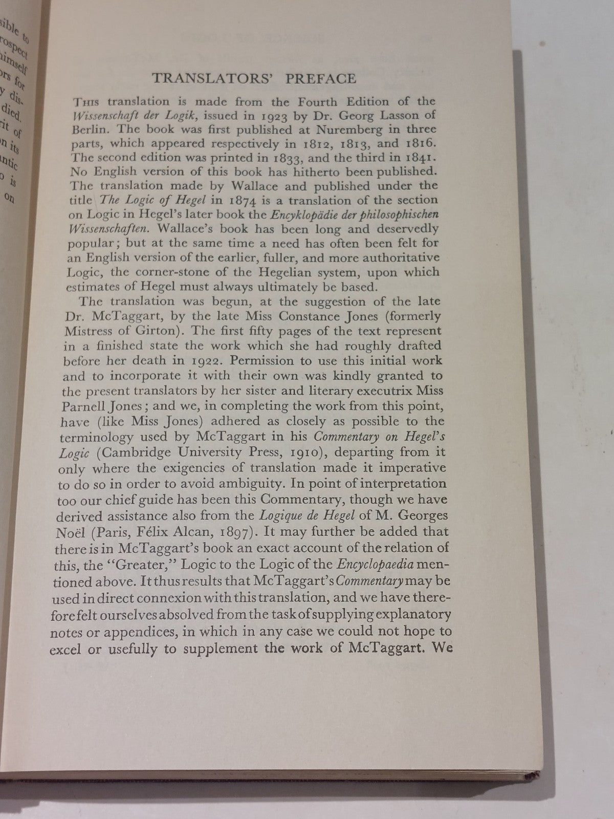Hegel's Science of Logic [Vol. 1] 1st Ed 3rd Imp (1961) Hb Book7
