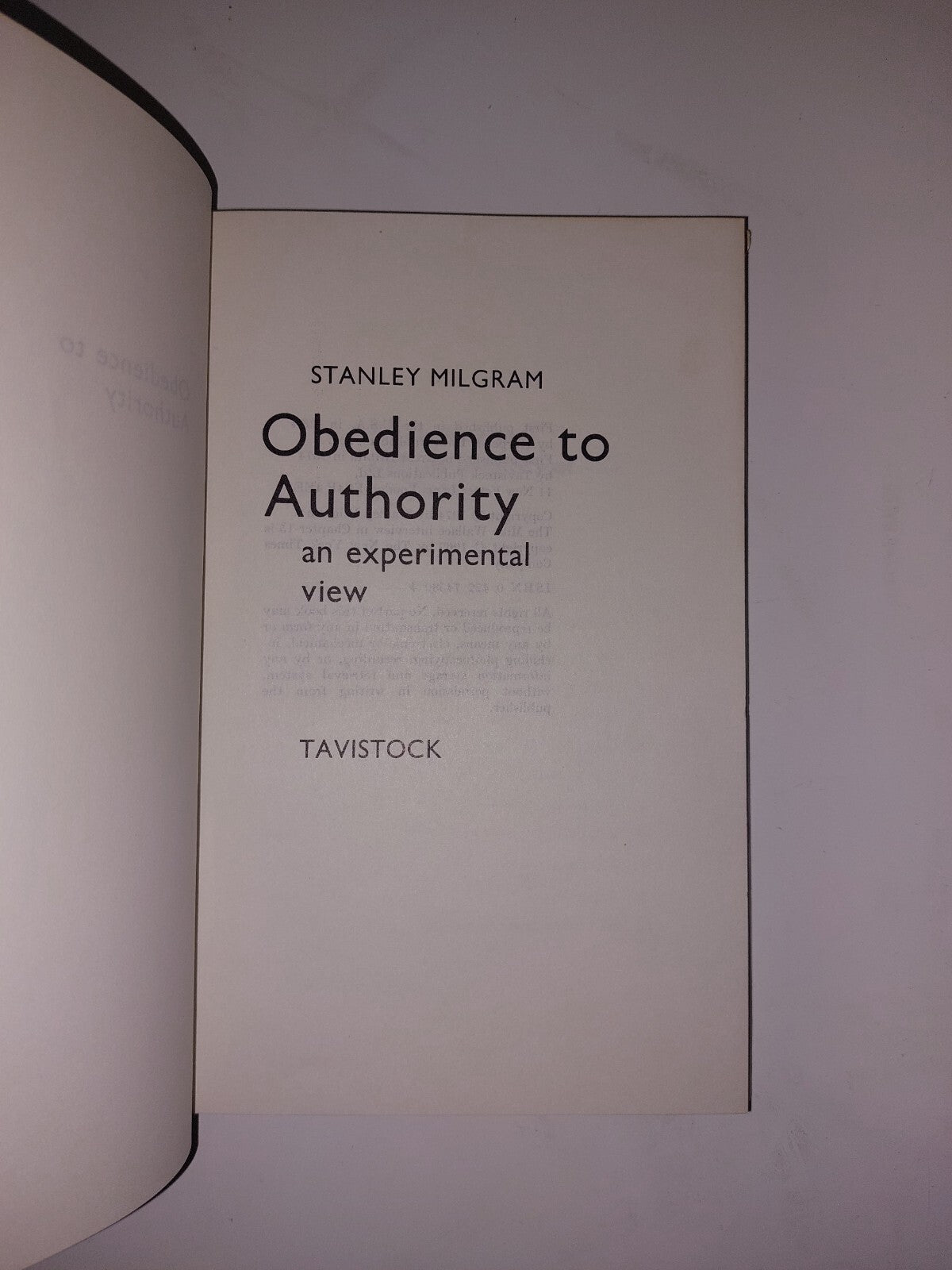 Obedience To Authority By Stanley Milgram (1974) Book3