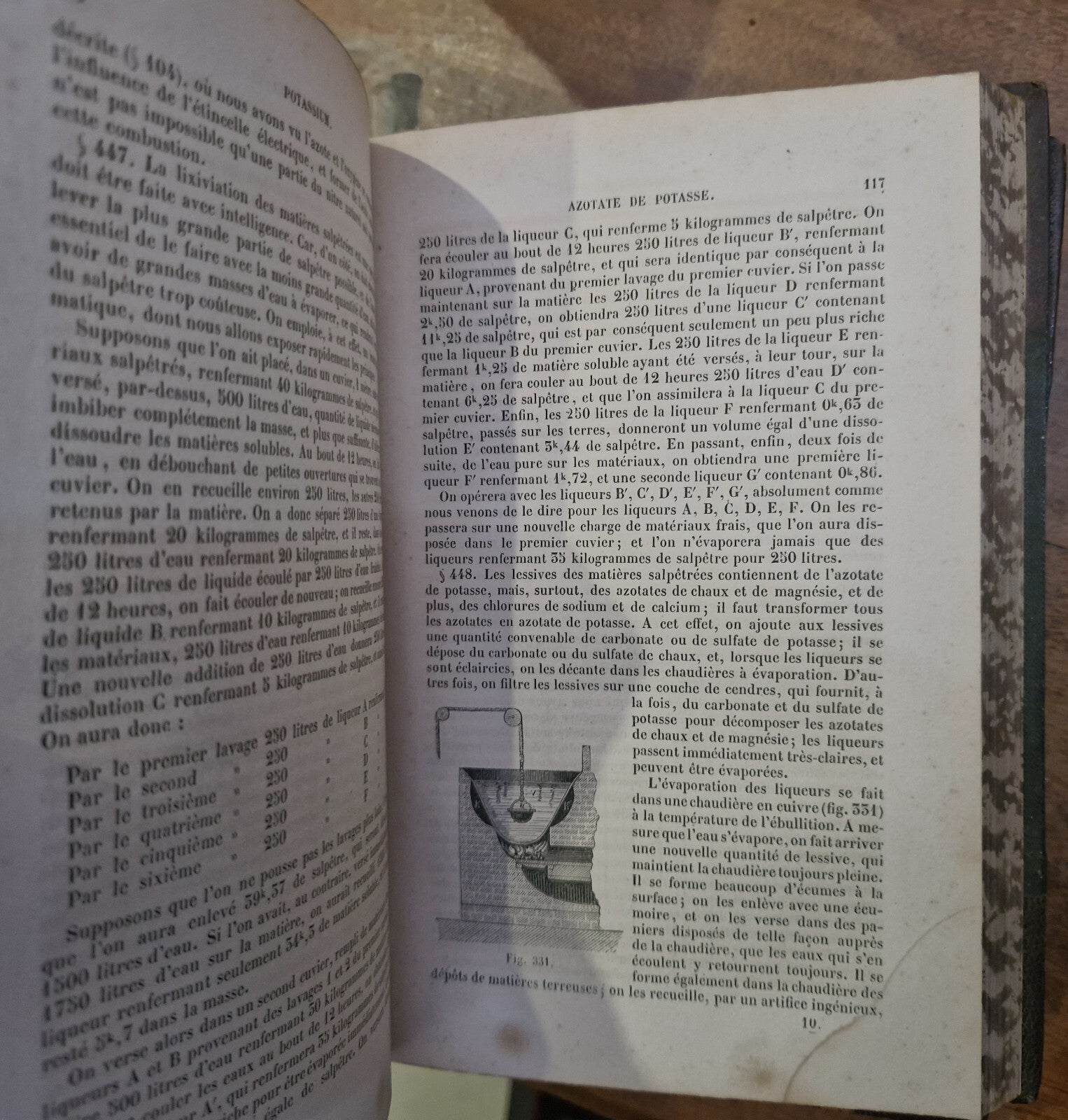 COURS ÉLÉMENTAIRE DE CHIMIE. 4 Volumes In 2 Bindings. M V Regnault 3rd Ed. 18519