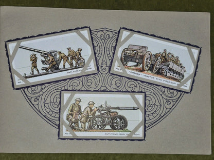 Mitchell's Model Army Cigarette Cards Complete Set of 30 Cards 4