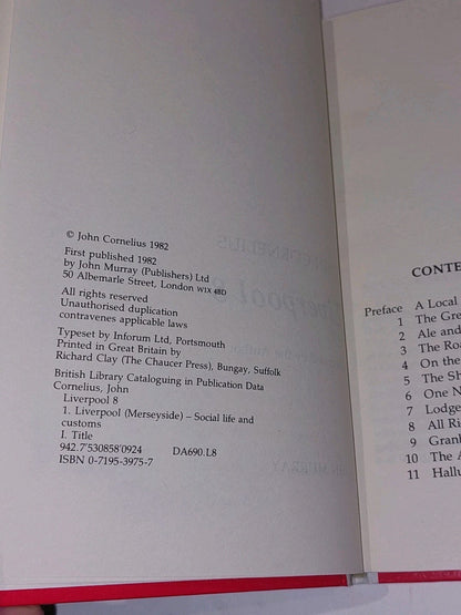Liverpool 8 (1982) By John Cornelius [John Murray] Hb Book3