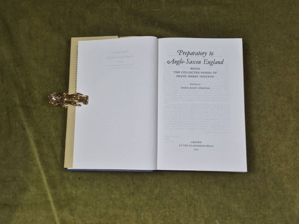 Preparatory to Anglo-Saxon England - Frank & Doris Stenton 1970 1st HB DJ2