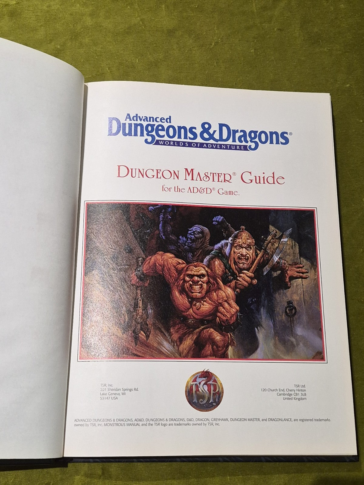 Advanced Dungeons and Dragons Dungeon Master Guide- 1995 first printing Hardback2