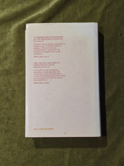 A Commentary on the Satires of Juvenal - E. Courtney 1980 HB DJ1