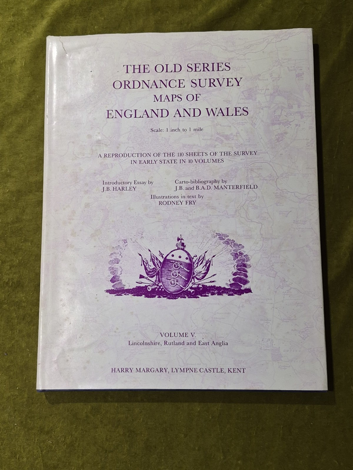 The Old Series Of Ordnance Survey Maps Of England and Wales - Vol 5 V HB DJ 19870