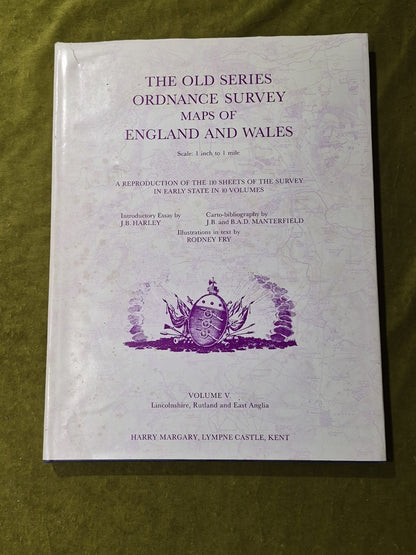 The Old Series Of Ordnance Survey Maps Of England and Wales - Vol 5 V HB DJ 19870