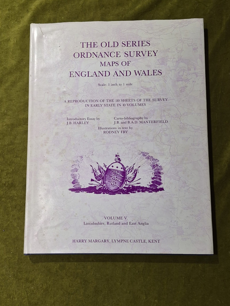 The Old Series Of Ordnance Survey Maps Of England and Wales - Vol 5 V HB DJ 19870