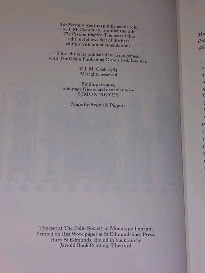 Folio Society  Empires of the Ancient Near East Egypt, Persia, Babylon, 4 VOL14