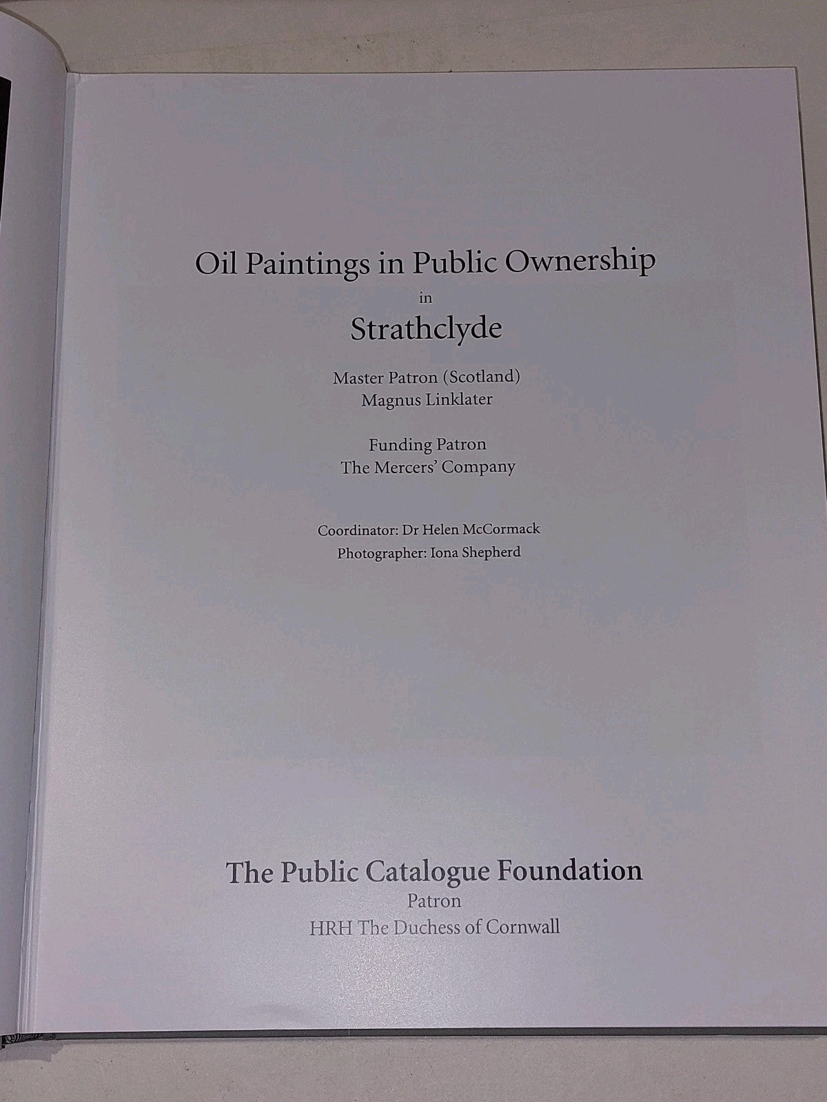 Oil Paintings In Public Ownership In Strathclyde 1