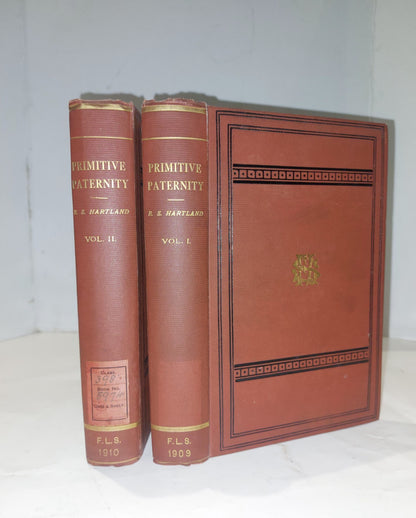 Primitive Paternity vol. 1 & 2, By E. S. Hartland (1909) Antiquarian Book0